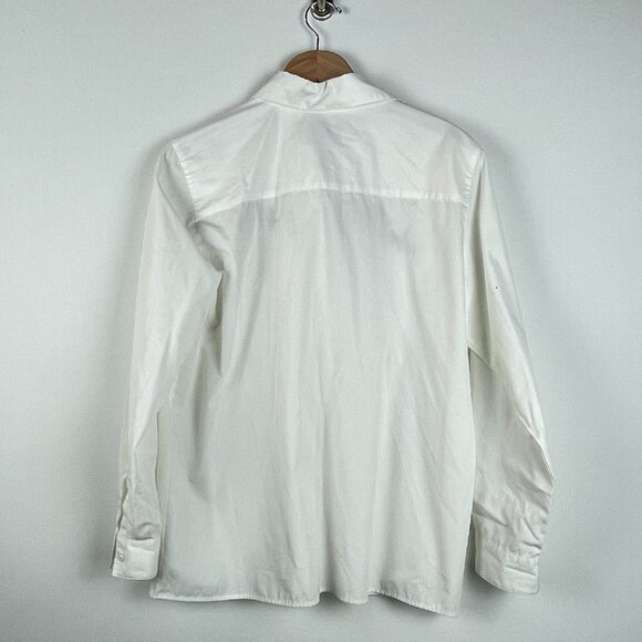 Vintage Orvis Button Up Blouse Shirt Birds Embroidered - Size 12 - Picture 2 of 5